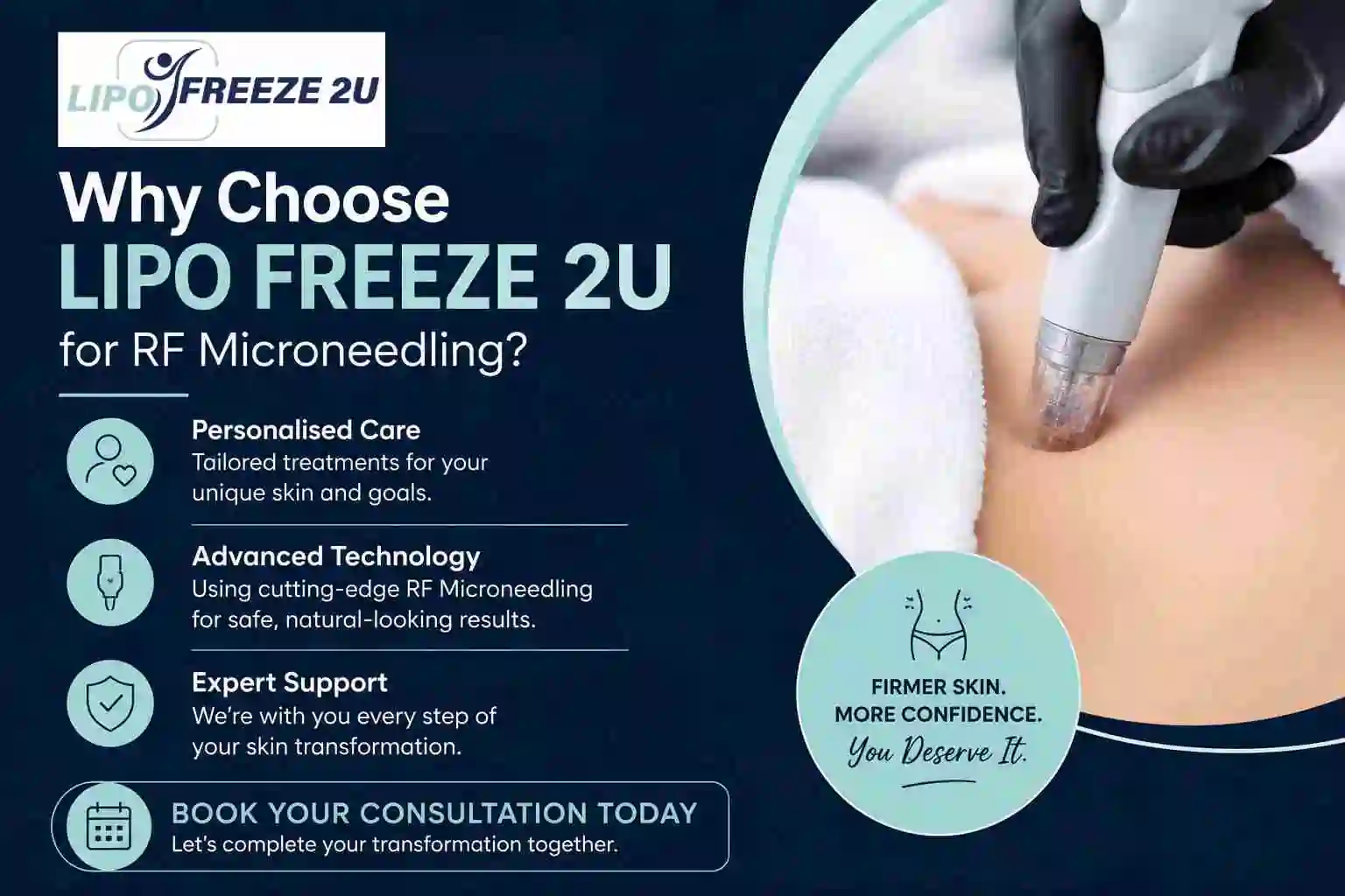 Why Choose LIPO FREEZE 2U for RF Microneedling Redhill?