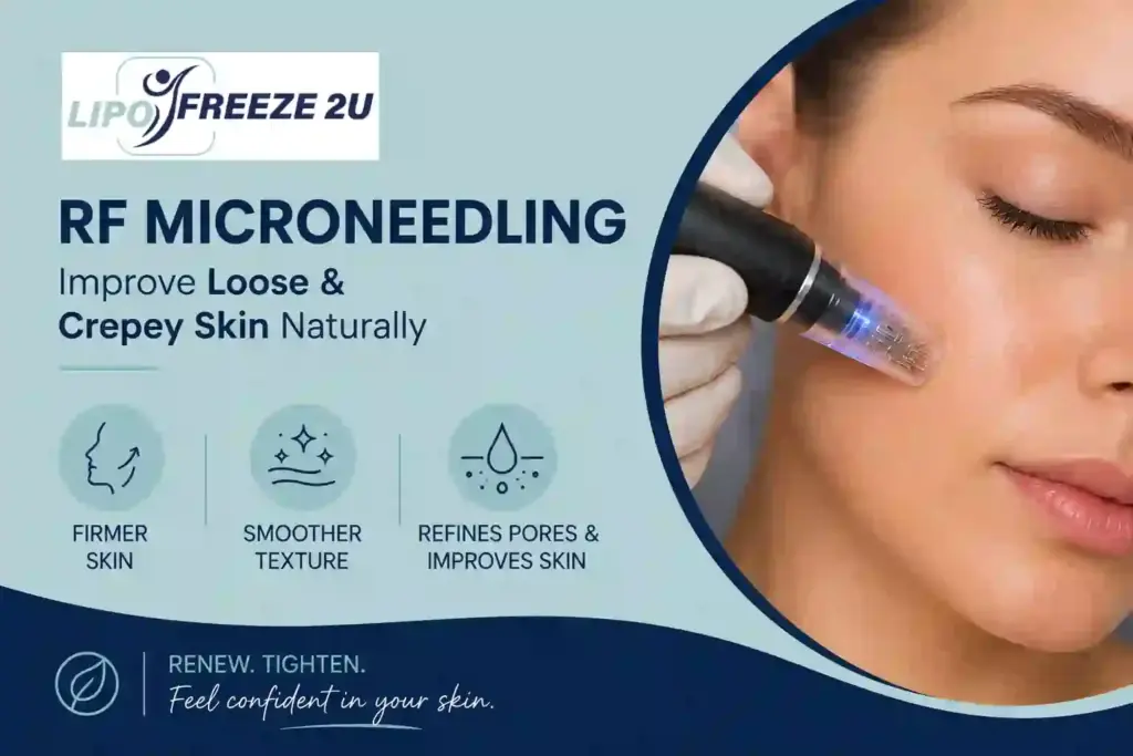 Can RF Microneedling Help Improve Loose and Crepey Skin Redhill?